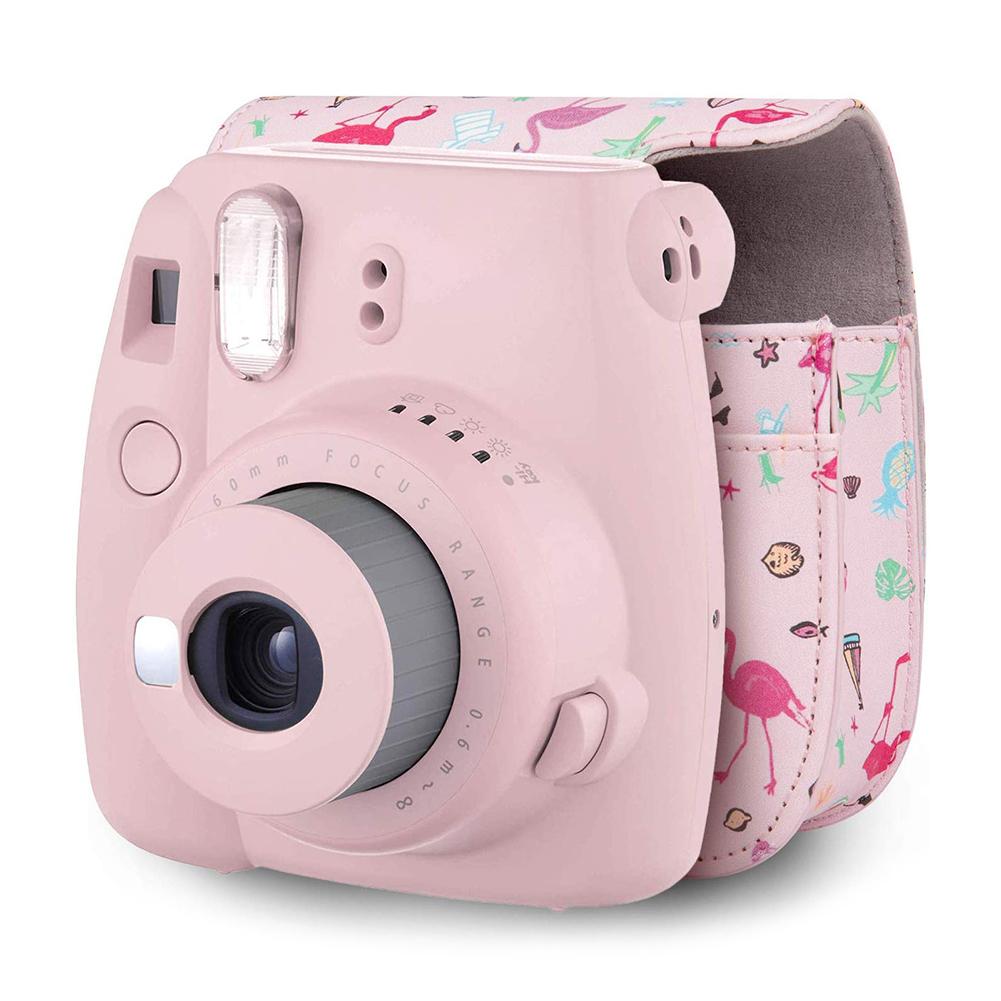 Hình ảnh Máy ảnh lấy liền Bao da bảo vệ bằng da PU Túi đựng album Khung phim ảnh Vỏ máy ảnh cho Fujifilm Instax Mini 11 9 8 8 Màu sắc: Trắng