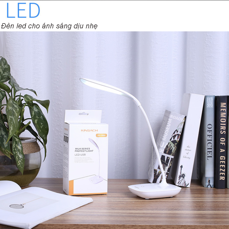 Đèn pin đọc sách đèn bàn LED chống cận