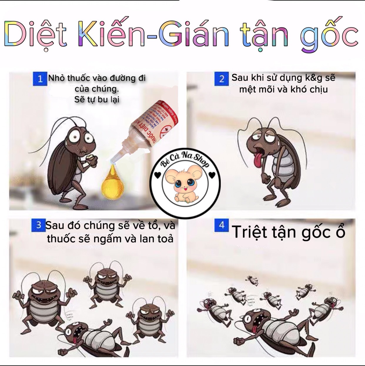 Diệt kiến tận gốc  rất cần cho hamster , thỏ bọ sóc chinchilla...