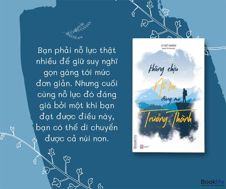 Không Chịu Nỗ Lực Đừng Mơ Trưởng Thành - Bản Quyền