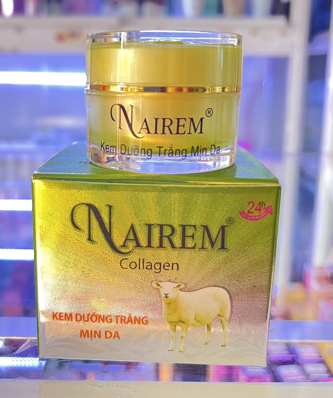Kem Nairem collagen – Kem dưỡng trắng mịn da 8g