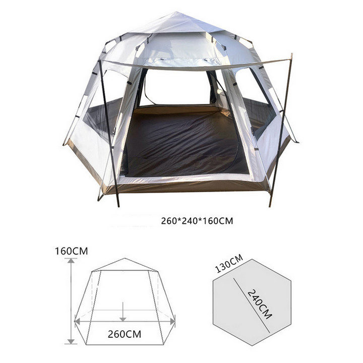 Lều Cắm Trại Hexa KORAMAN cao cấp - Home and Garden