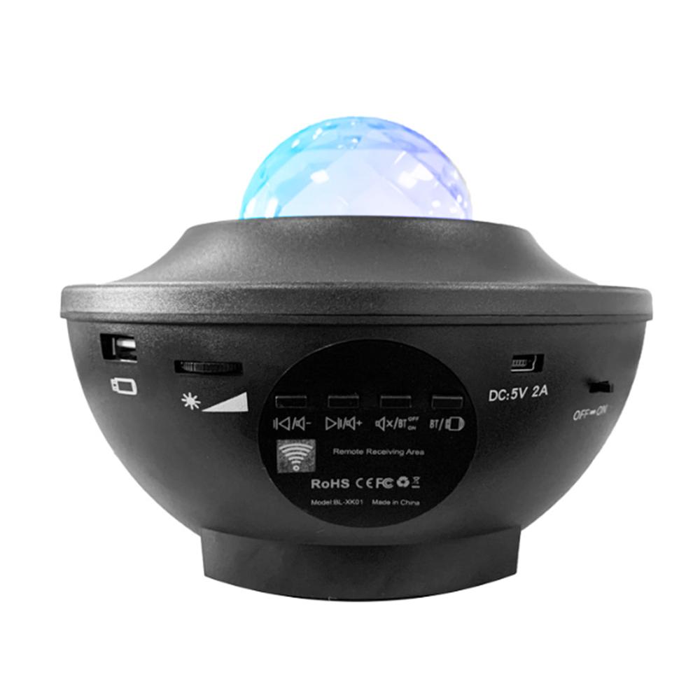 Loa máy chiếu sao BT BT Laser AMMATE USB MUSIC STAR STAR BEDSIDE LED LED LASTER Đèn chiếu sáng