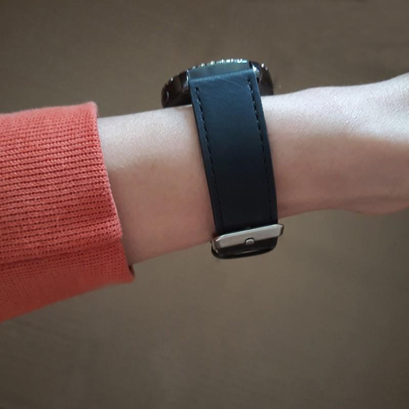 Dây đeo da mềm mại dành cho đồng hồ thông minh Garmin Vivoactive 3