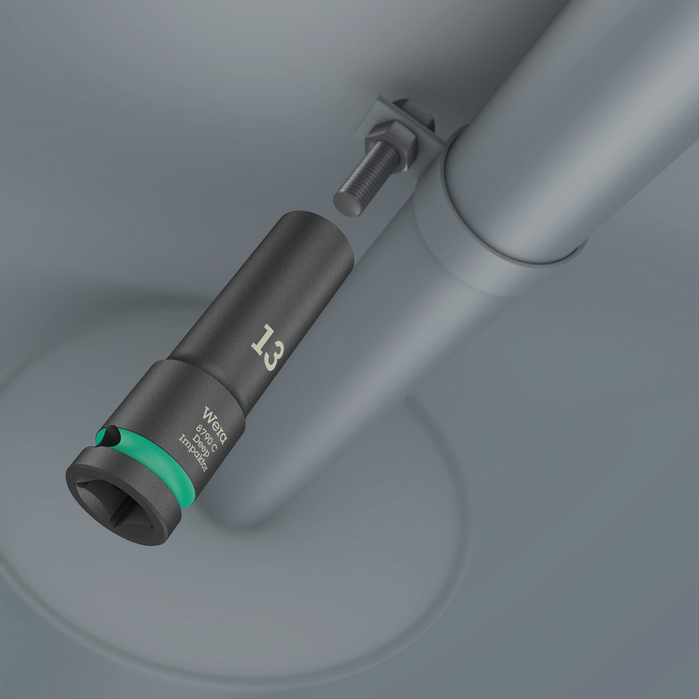 Tuýp dài Impaktor 27mm Wera 05004840001 8790 C Impaktor Deep 1/2"dài 83mm