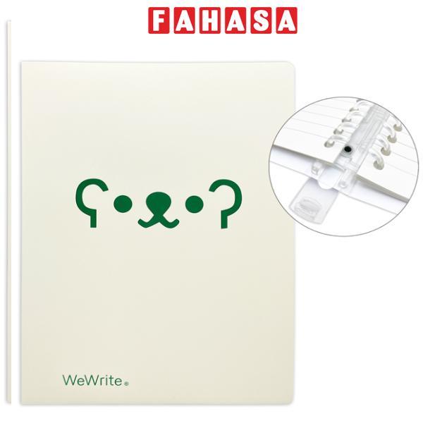 Sổ Còng ReadMe A5 - Kẻ Ngang - 80 Trang 80gsm - Ruột Có Thể Thay Thế - WeWrite 43247 - Màu Xanh Lá