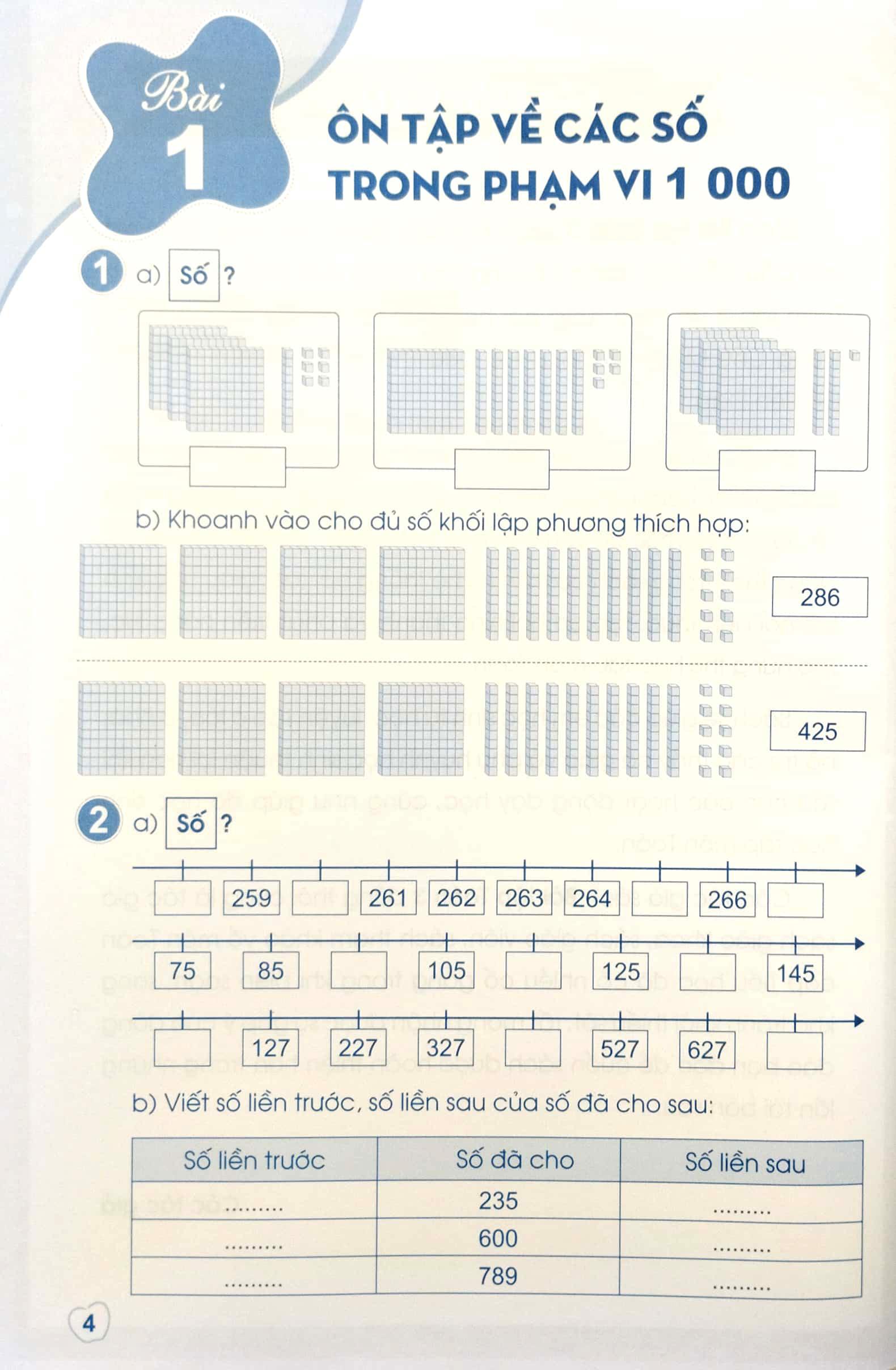 Bài Tập Toán 3 - Tập 1 (Cánh Diều)