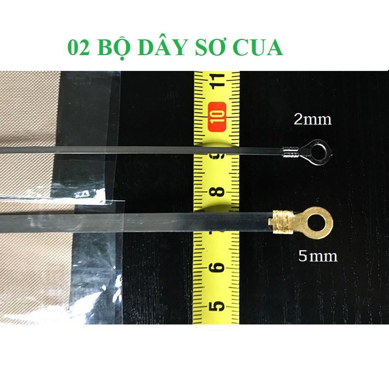 máy hàn miệng túi cầm tay-Máy hàn miệng túi đa năng kích thước 200x5mm, hàn túi zip nhôm, túi nhựa, túi Craft