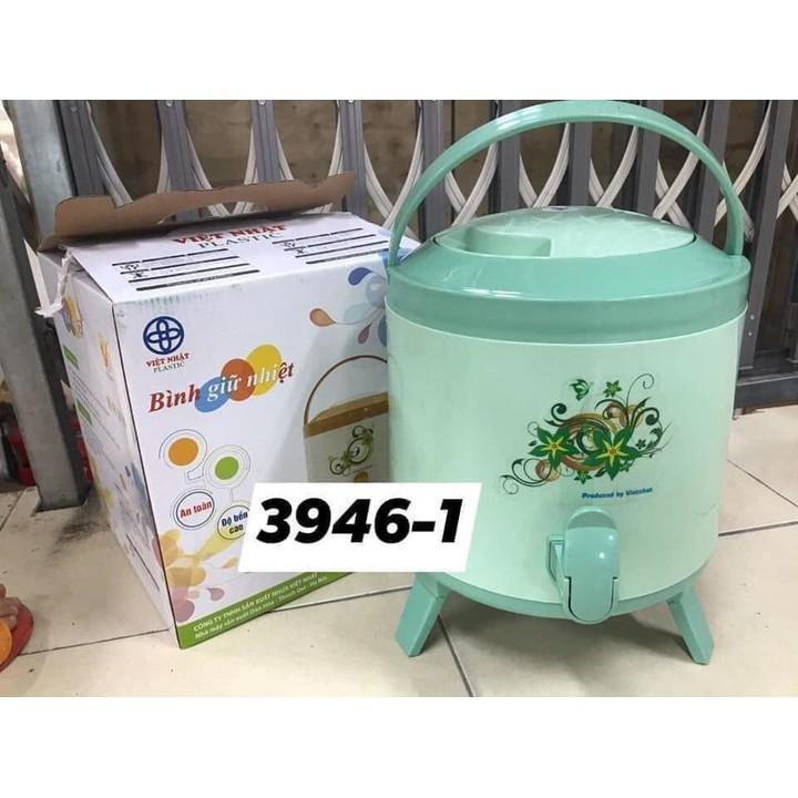 Bình Đá Giữ Nhiệt Có Vòi Kanemo Rót Và Quai Xách Nhựa Loại To Cao Cấp 6L - 8L - 10L Thùng đá giữ nhiệt Cao Cấp