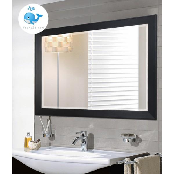 GƯƠNG SOI KHUNG GỖ ĐEN TRƠN ĐƠN GIẢN BL029
