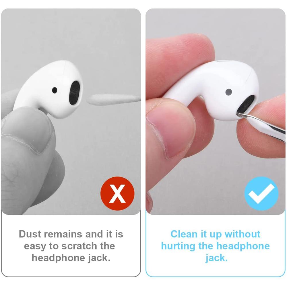 Dụng Cụ Vệ Sinh Tai Nghe Bluetooth Cho Airpods Pro 3 2 1 Hộp Đựng Tai Nghe Nhét Tai Bền Bộ Dụng Cụ Làm Sạch Bút Bàn Chải Cho Xiaomi Airdots 3Pro
