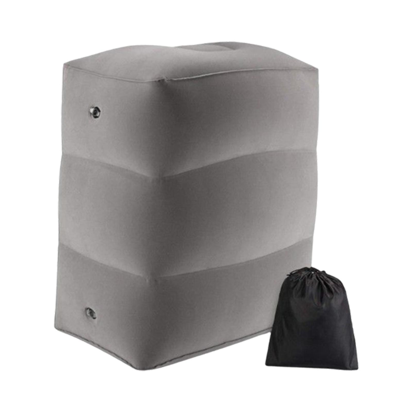 Foldable Inflatable Footrest Pillow Rest Pillow for Picnic Camping Home
