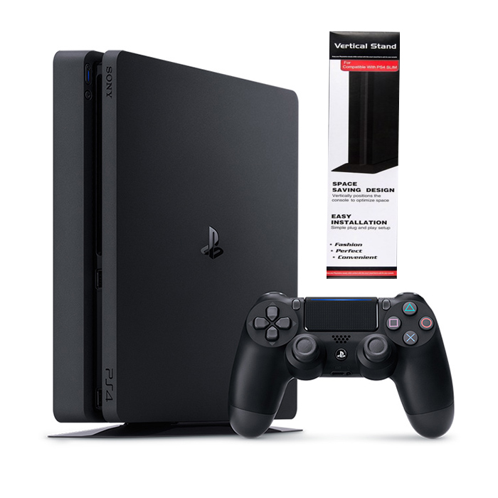 Bộ Máy Ps4 Slim 1tb Model 2218B - Tặng Kèm Đế Đứng Cho Ps4 Slim - Hàng New - Chính Hãng Sony Việt Nam