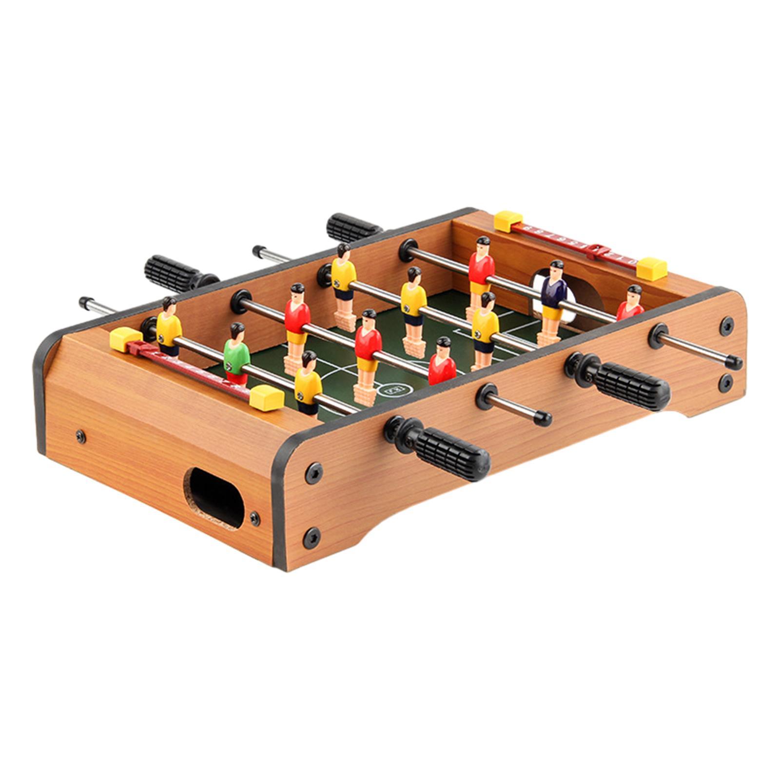 Mini Foosball Table Soccer Compact Mini Tabletop Soccer Game for Family Game