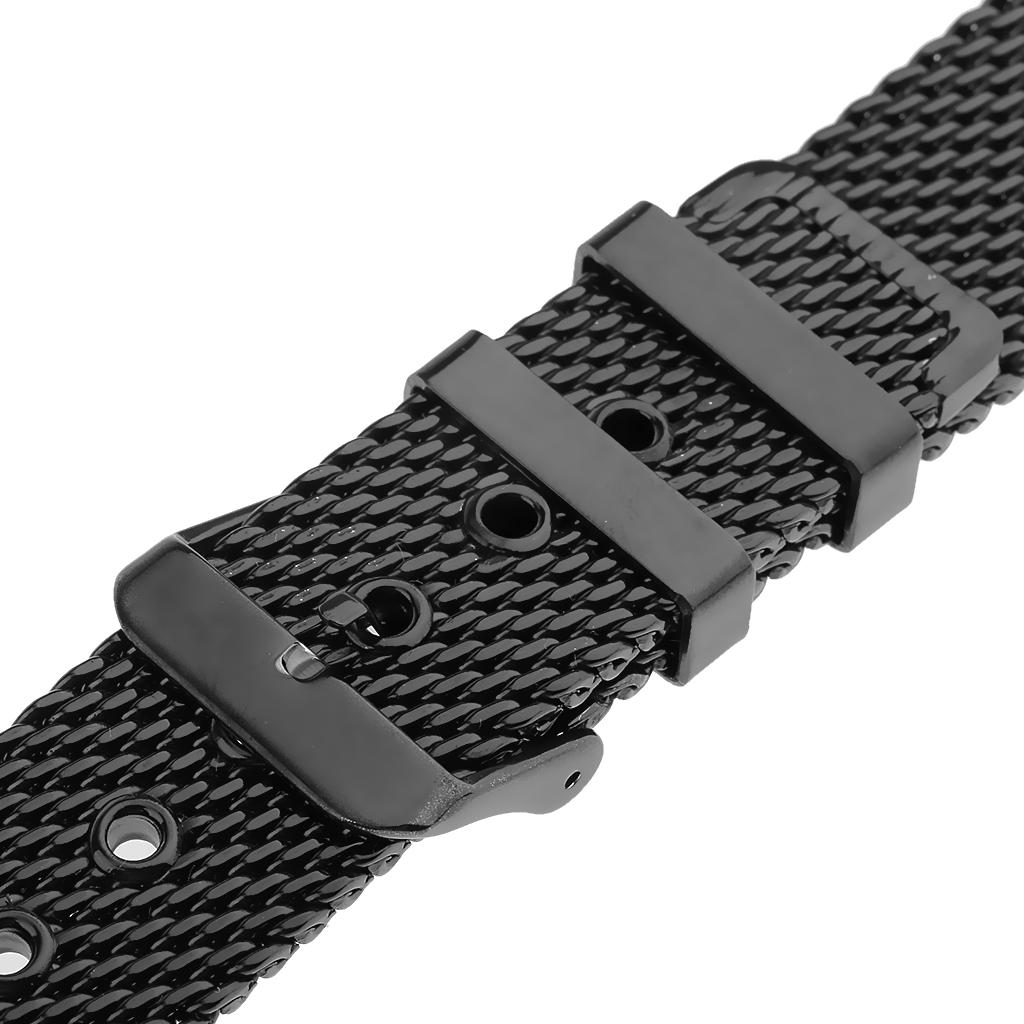 Men Women Stainless Steel  Watch Band Link Bracelet Wrist Strap 20mm