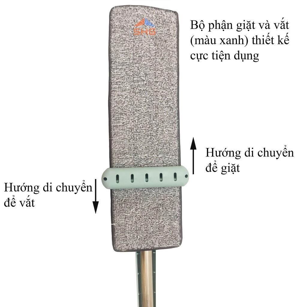 (0h - 24h) CÂY LAU NHÀ TỰ VẮT (KÍCH THƯỚC BÔNG 12X42 CM),CỰC TIỆN DỤNG