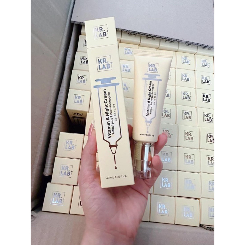 Kem đêm retinal 1.0 Kr.lab Vitamin A night cream Retinal plus 7 vitamin supplier hạn dùng 2026