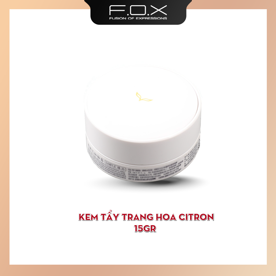 [ QUÀ TẶNG KHÔNG BÁN ] Kem Tẩy Trang Mini Hoa Citron F.O.X 15gram