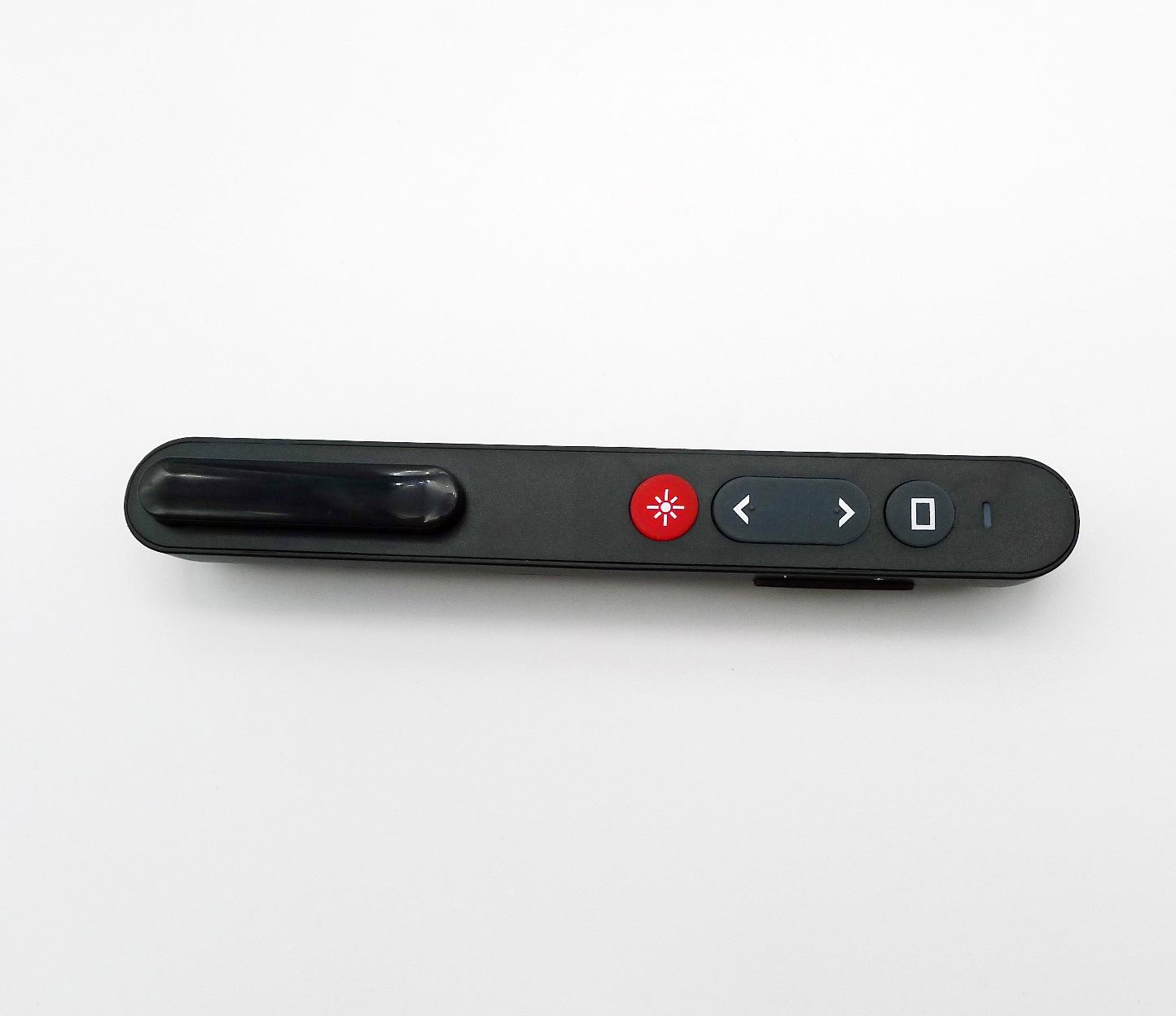 Người trình bày, Điều khiển từ xa PowerPoint 2,4 GHz thông qua máy thu USB, con trỏ màu đỏ cho các bài thuyết trình với CLIP PEN, Trình bày điều khiển từ xa cho Windows/Mac OS/Android/Linux/Keynote/PPT