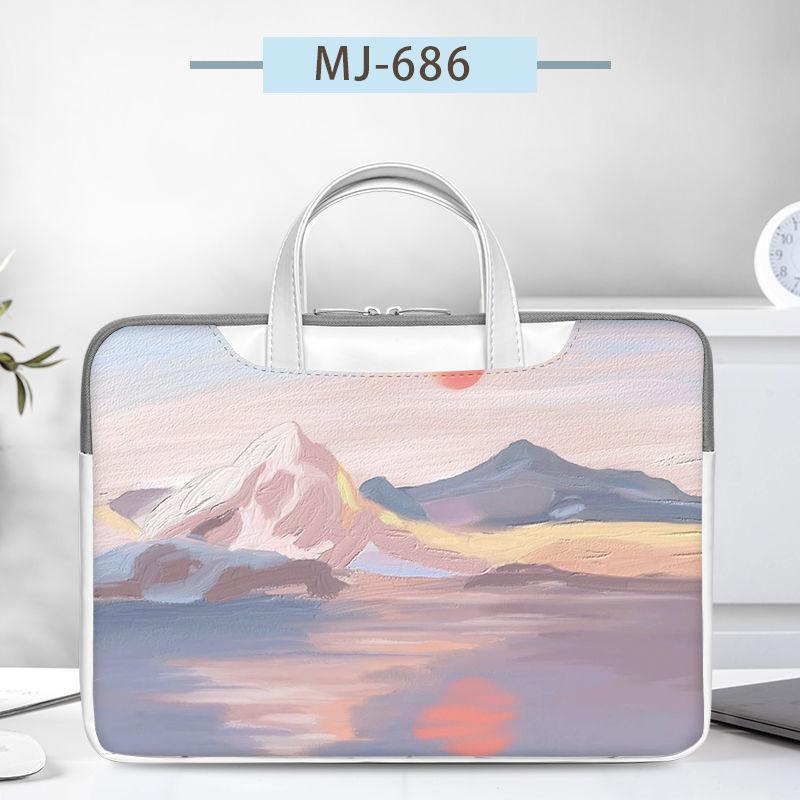 Túi Da Đựng Bảo Vệ Laptop Có Dây Móc Thanh Kéo Vali Tiện Lợi 13 13.3 14 14.6 15 15.6 16.1 Inch