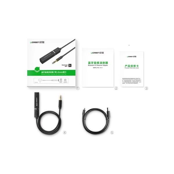 Ugreen UG50213CM150TK BT 4.2 màu Đen Bộ phát âm thanh Bluetooth 4.2 chuẩn Optical - HÀNG CHÍNH HÃNG