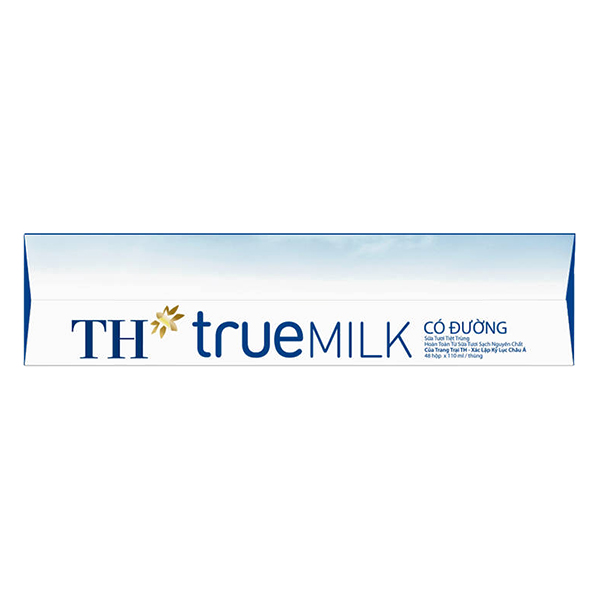 Thùng 48 Hộp Sữa Tươi Tiệt Trùng Có Đường TH True Milk (110ml/Hộp)