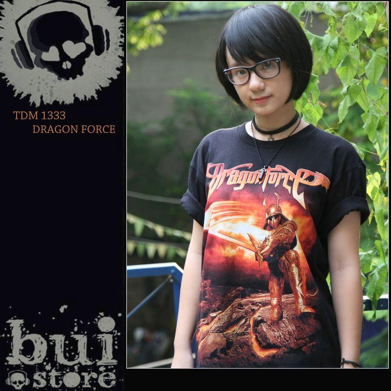 Áo Rock band tee phông / thun Dragon Force TDM 1333