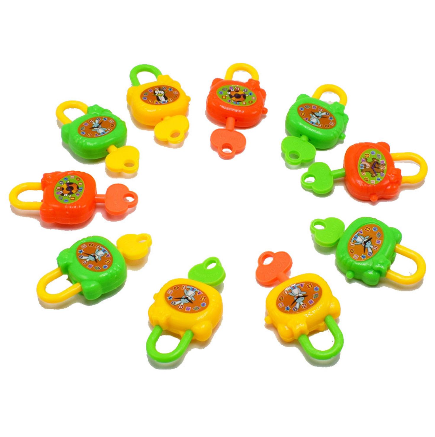 Khóa mini bằng nhựa cho bé - Giao màu ngẫu nhiên