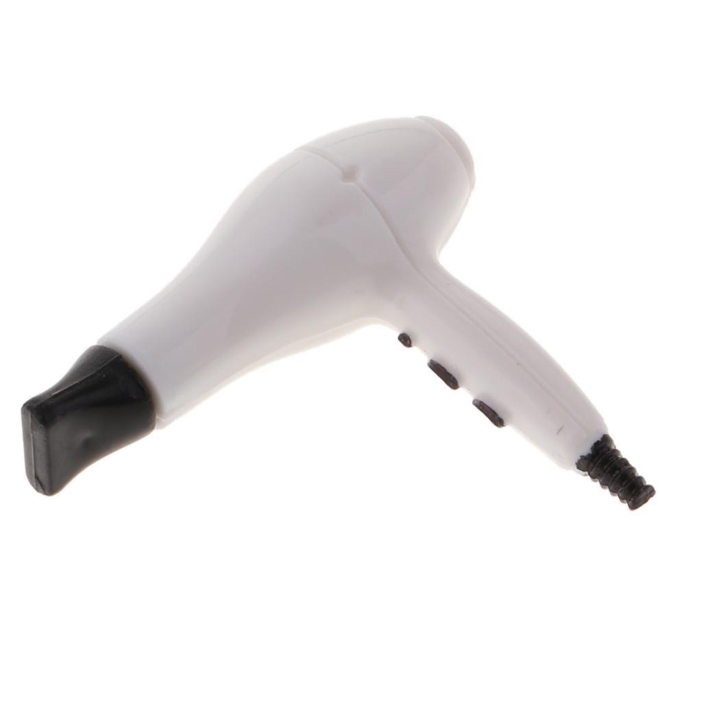 White Salon Dryer for 1/12 Dolls House Bathroom Accessory