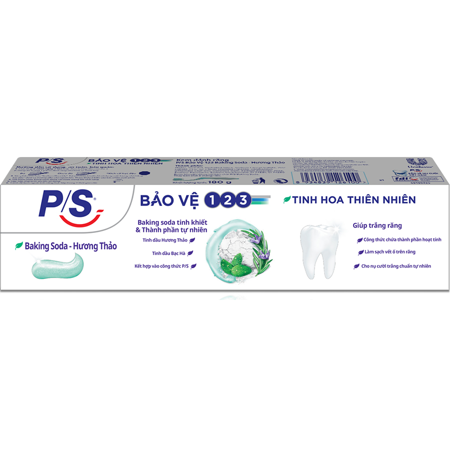 Kem đánh răng P/S Bảo Vệ 123 Baking Soda - Hương Thảo