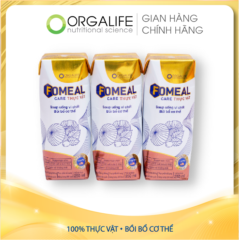 Thực phẩm dinh dưỡng Soup uống vi chất thuần chay Fomeal Care - Giàu protein thực vật, thay thế bữa ăn, giúp xương chắc khỏe