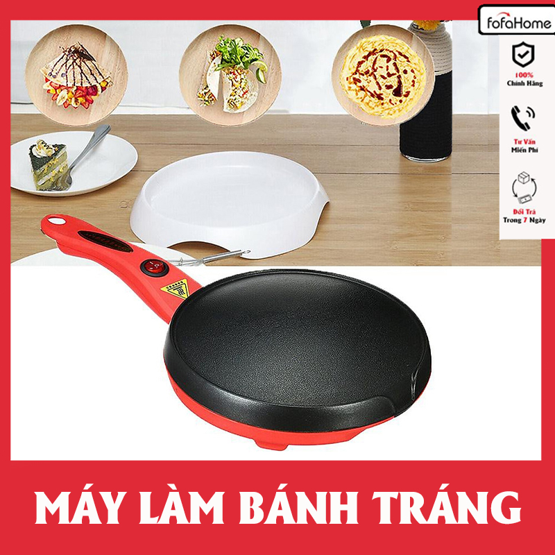 Máy Làm Bánh Kếp Máy Làm Bánh Lò Xo Chảo Nướng Điện Nhỏ Gia Dụng Chảo Bánh Cuốn Chảo Chiên Vỏ Tràm Máy Làm Bánh