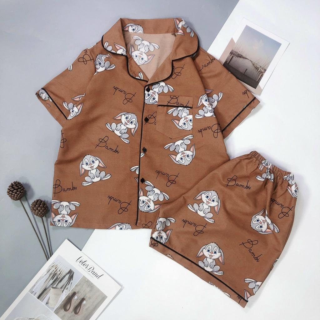 Bộ đồ mặc nhà pijama ngắn hot trend-Thu Thảo shop