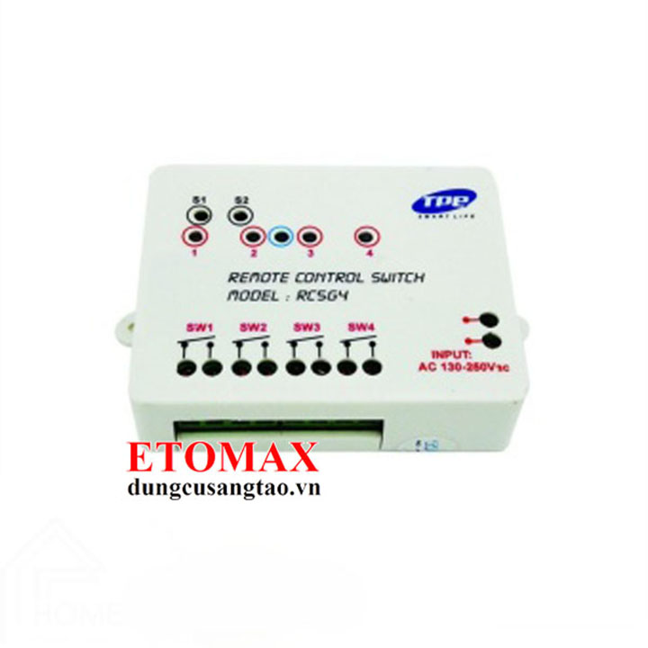Công tắc điều khiển từ xa RF 4 cổng RC5G4