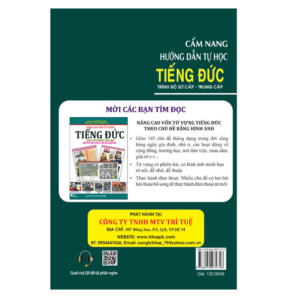 Cẩm Nang Hướng Dẫn Tự Học Tiếng Đức Trình Độ Sơ Cấp - Trung Cấp