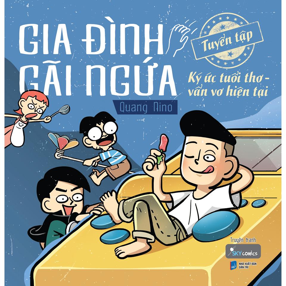 Sách Gia Đình Gãi Ngứa - Tuyển Tập Ký Ức Tuổi Thơ - Vẩn Vơ Hiện Tại Tái Bản - Bản Quyền