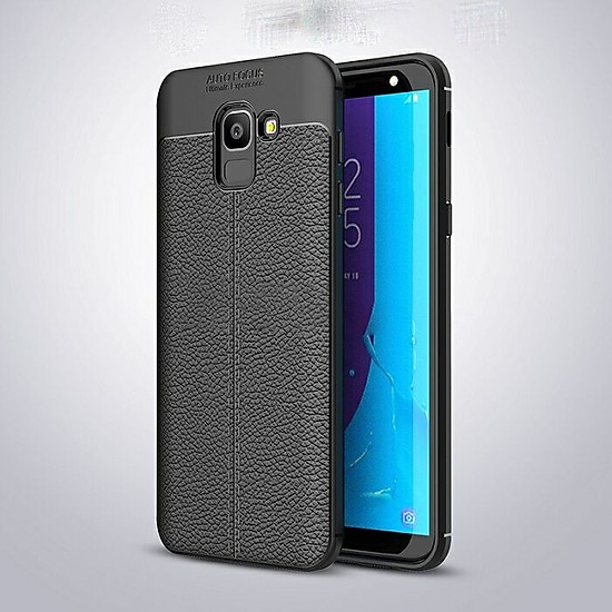 Ốp lưng silicon dẻo giả da chính hãng Auto Focus cao cấp dành cho Samsung J8 2018