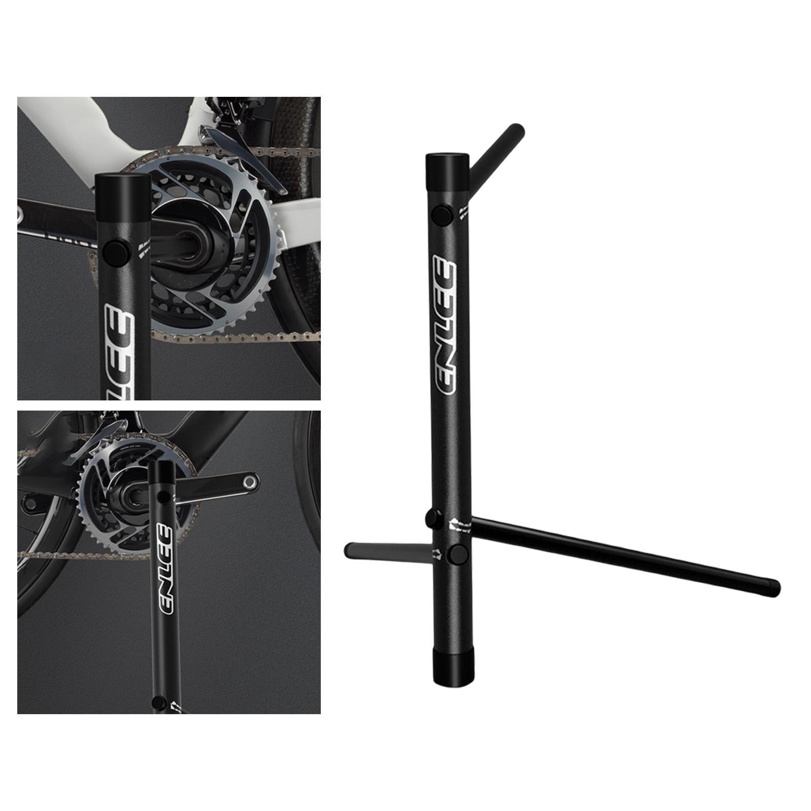 Parking Rack Stand Detachable for Cleaning Maintenance Garage Black