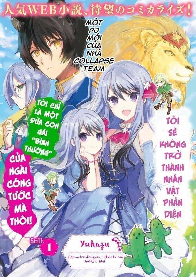 i won't become a villainess. i'm just a chapter 1 1