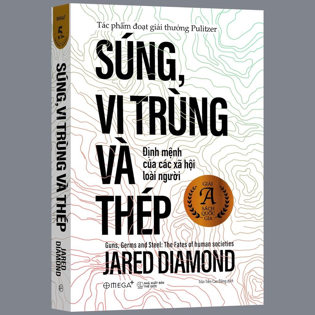 Sách Súng, Vi Trùng Và Thép - Jared Diamond (Bìa mềm) - Alphabooks - BẢN QUYỀN