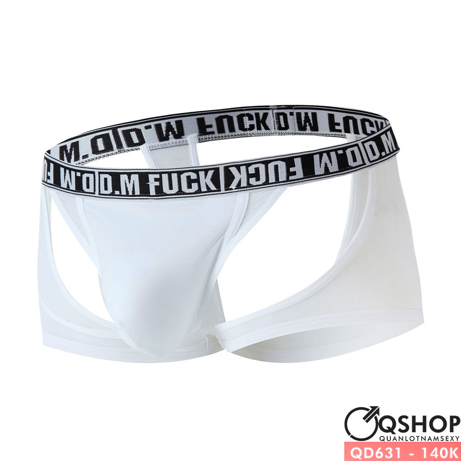 Quần lót hỡ mông nam dạng boxer lưới mịn QSHOP QD631