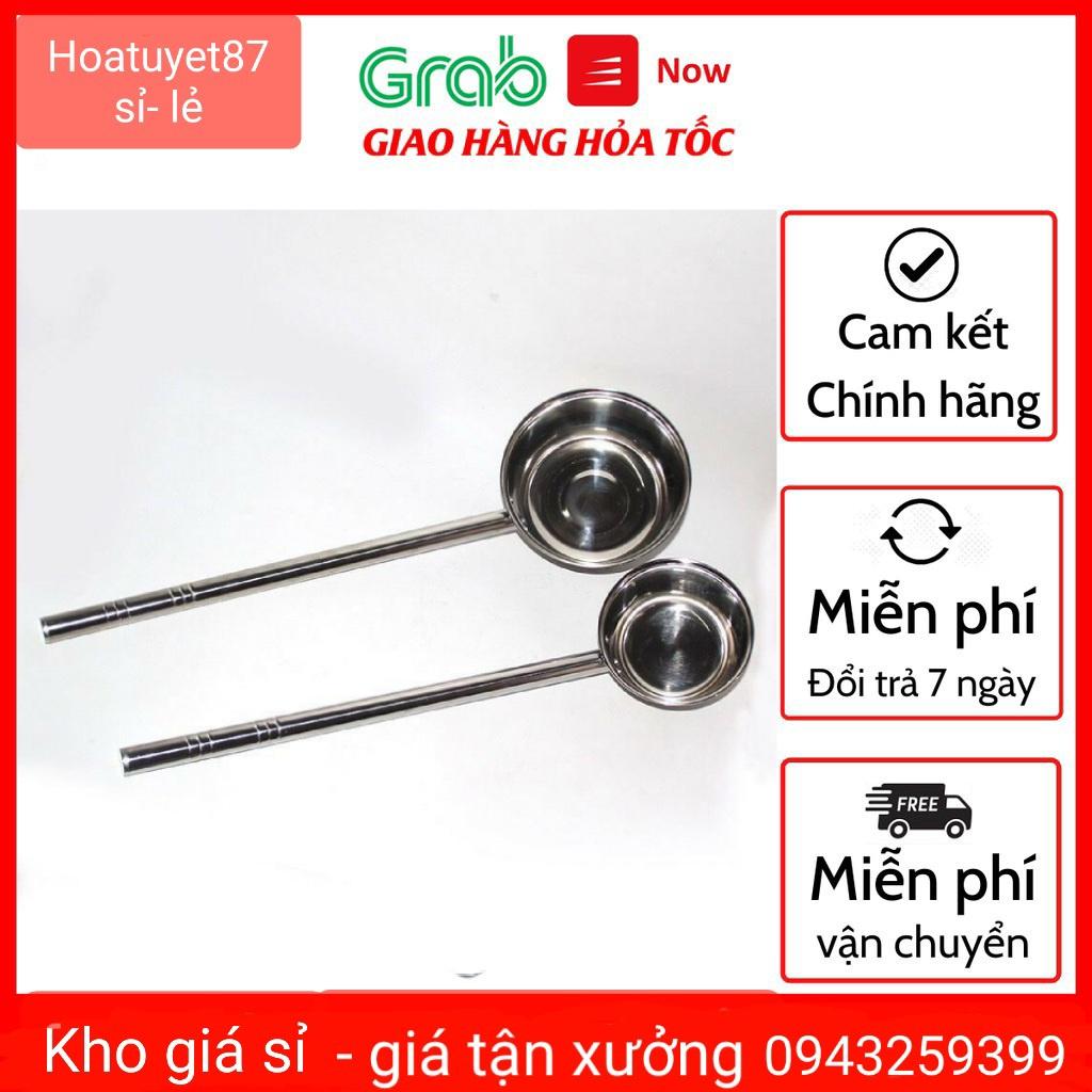 Gáo, ca múc nước lèo inox 304 tiện dụng cho nhà bếp