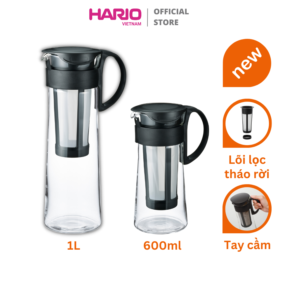 Bình pha trà cà phê Cold Brew Hario MCPN 600ml / 1L