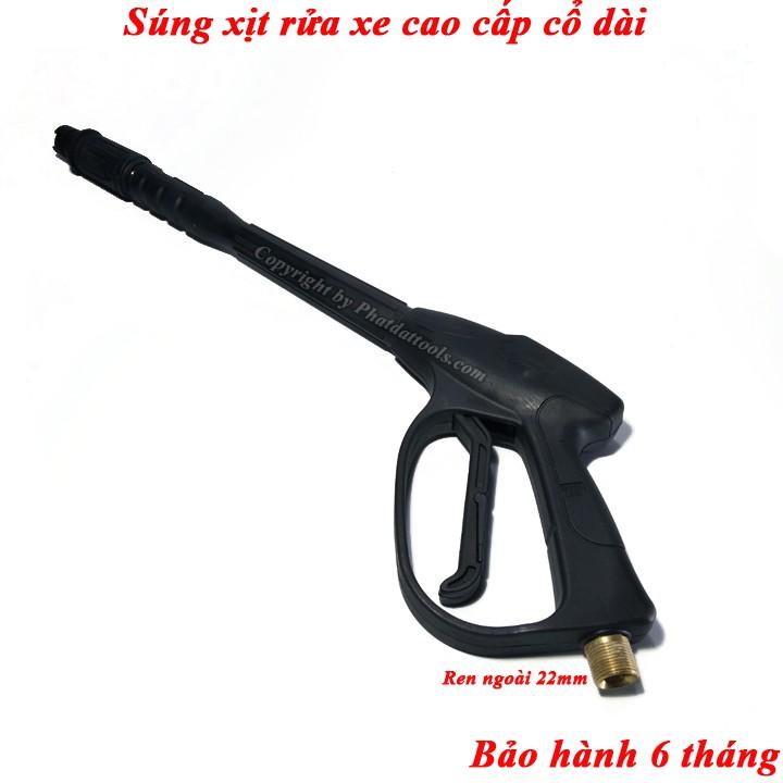 Súng rửa xe cao cấp cổ dài chân ren 21mm