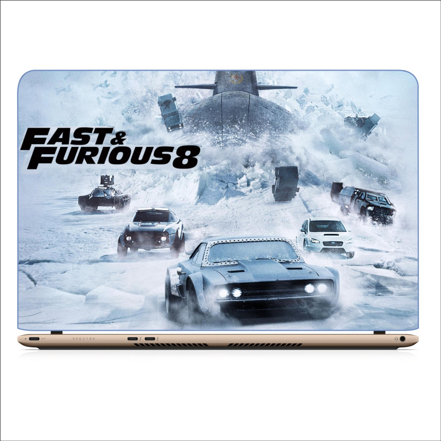 Miếng Dán Skin In Decal Dành Cho Laptop - Fast and Furious - Mẫu 14