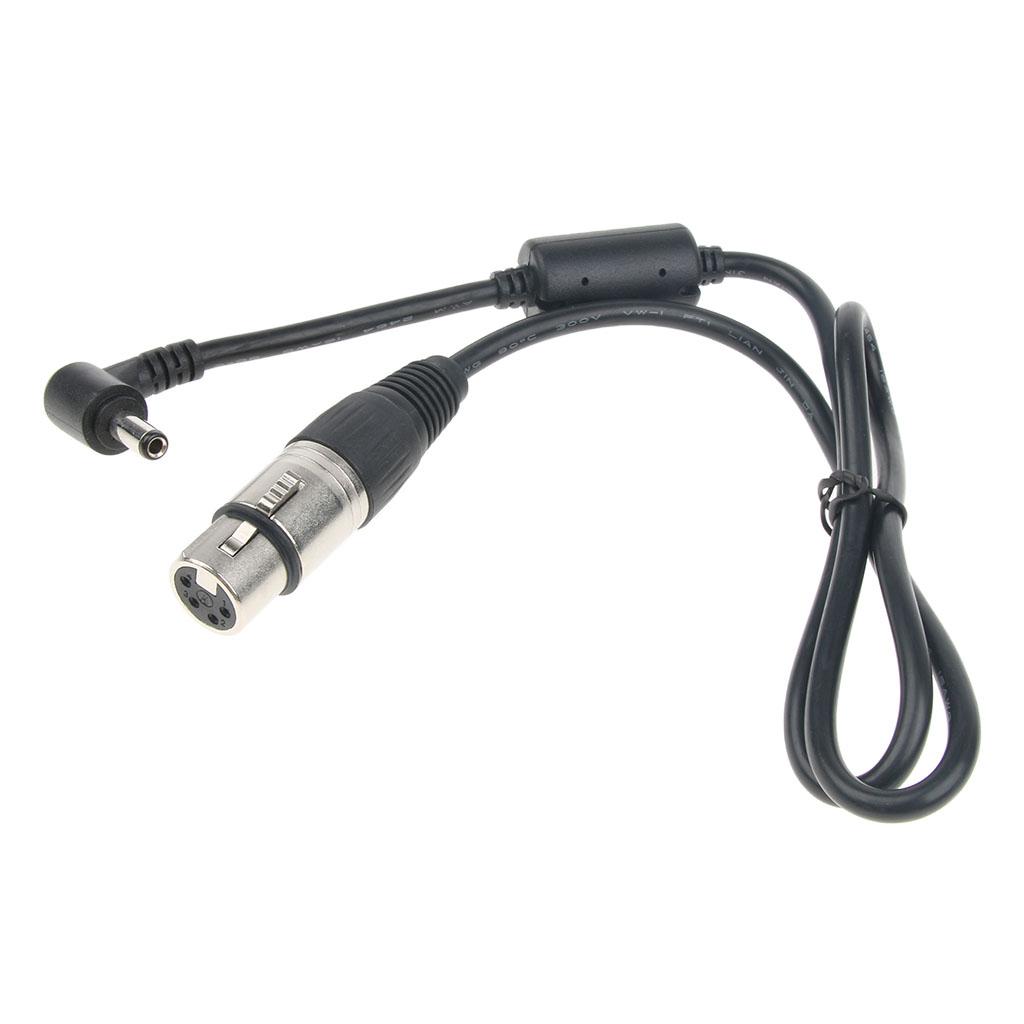 For BMD URSA Mini DC Coupler Battery Power Supply Cable Cord Wire DC-4PXLR
