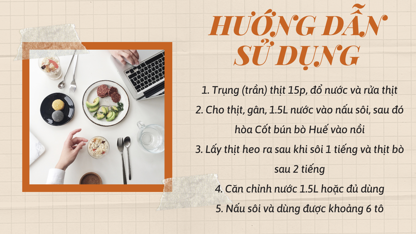 COMBO 2 gói Gia vị Cốt Bún Bò Huế Quốc Việt - 2 x 50g - gia vị nấu đủ 4 tô mỗi gói - VN10502