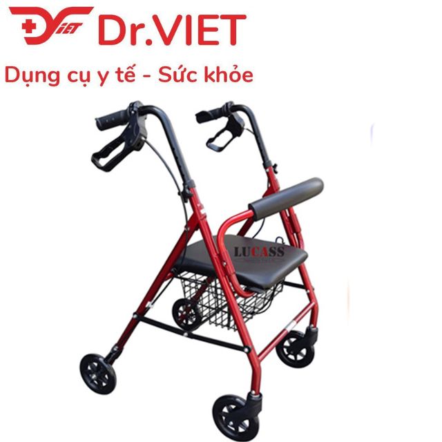 Khung tập đi Lucass W-14 [Hàng chính hãng] Dành cho người già, đối tượng đang phục hồi di chuyển, nhỏ gọn