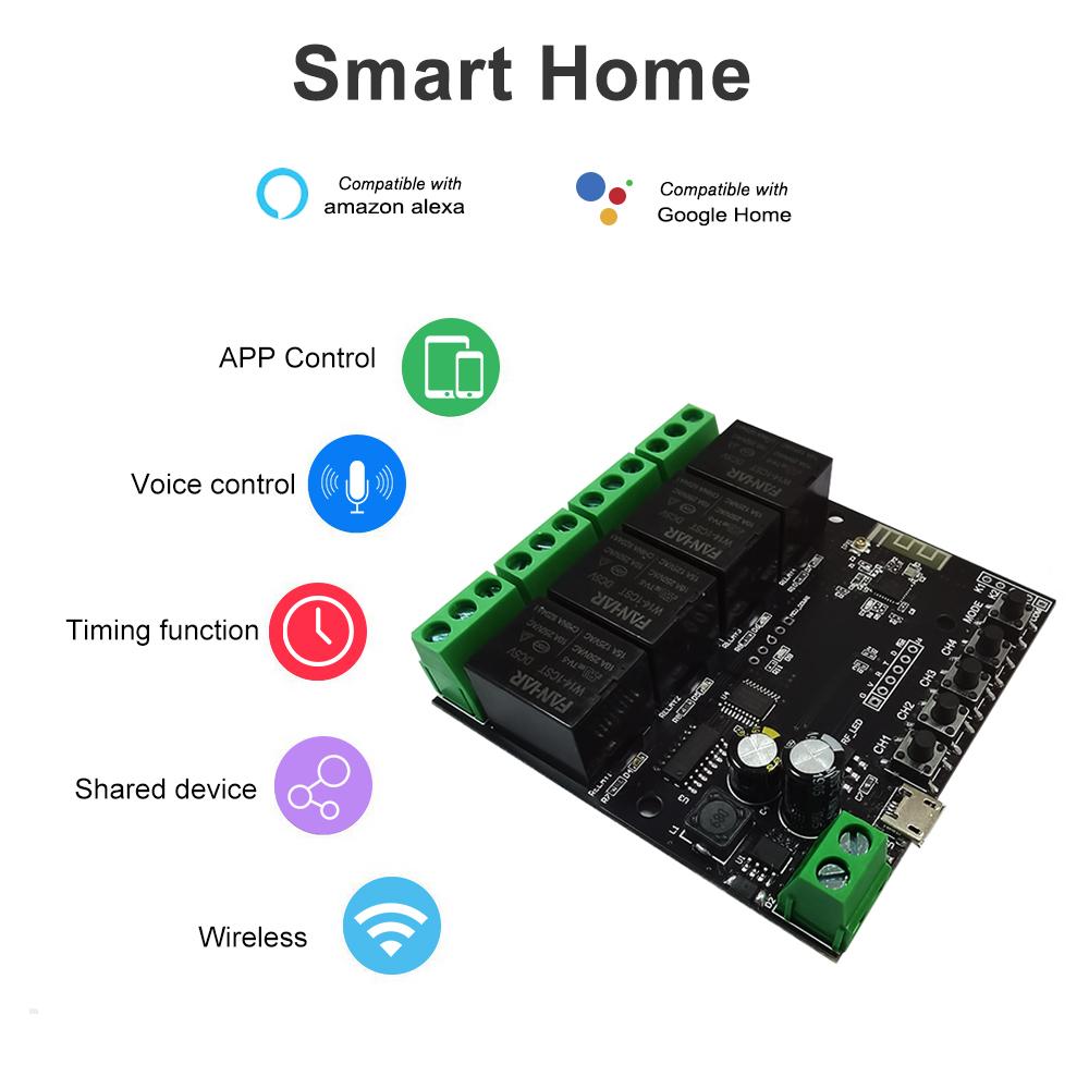 Công tắc wifi có chức năng hẹn giờ từ xa cho androi và ios