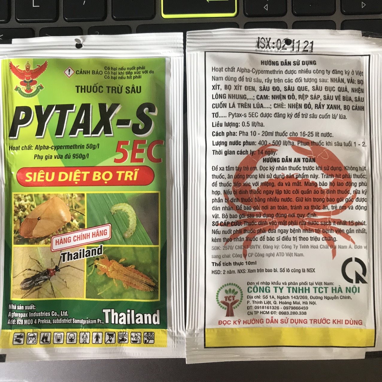 Pytax-s thuoc tru sau, Chuyên Bọ Trĩ, Ray Trên Cây Cảnh và Rau Màu gói 10gram